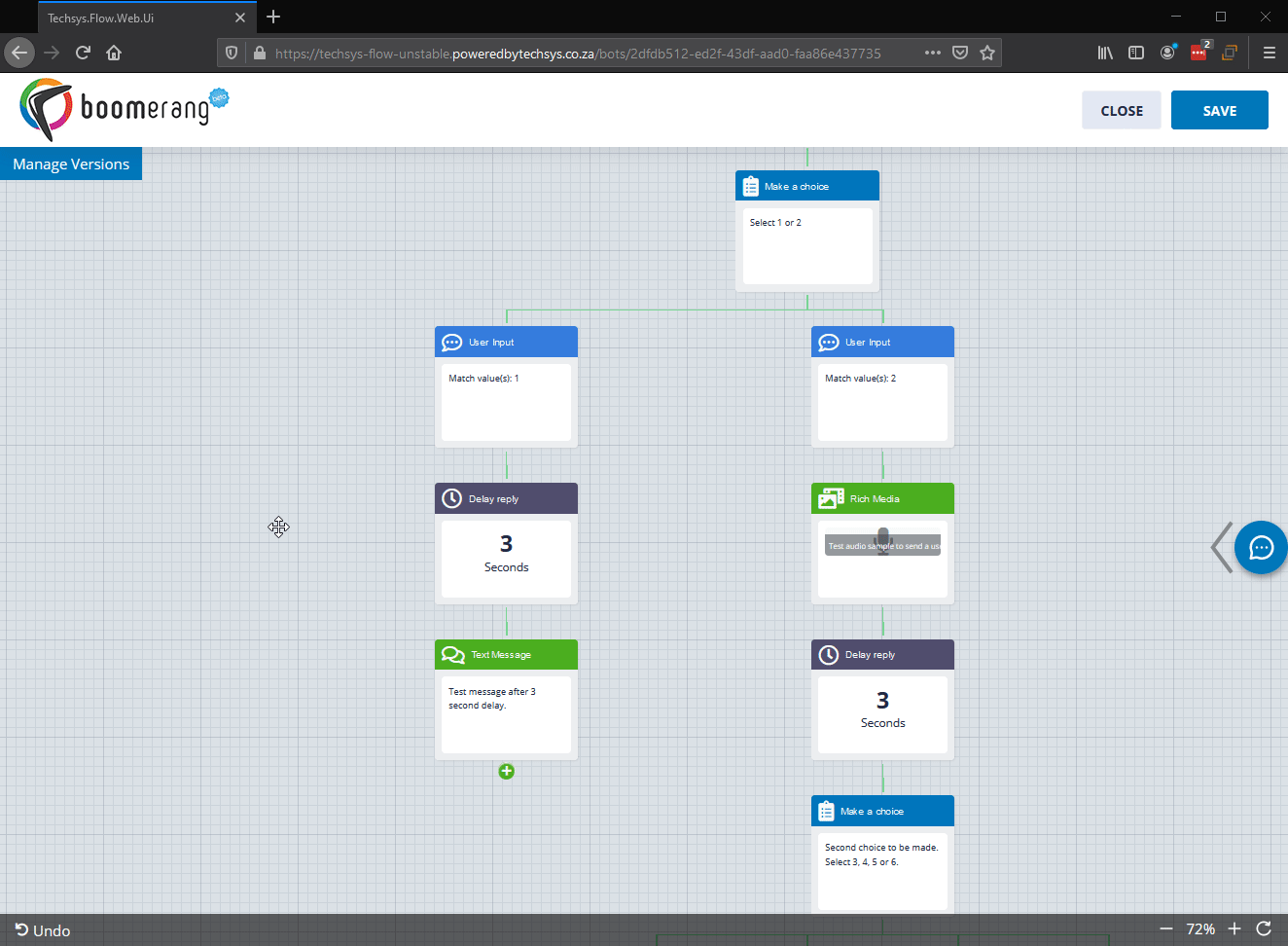 Deleting a single block process
